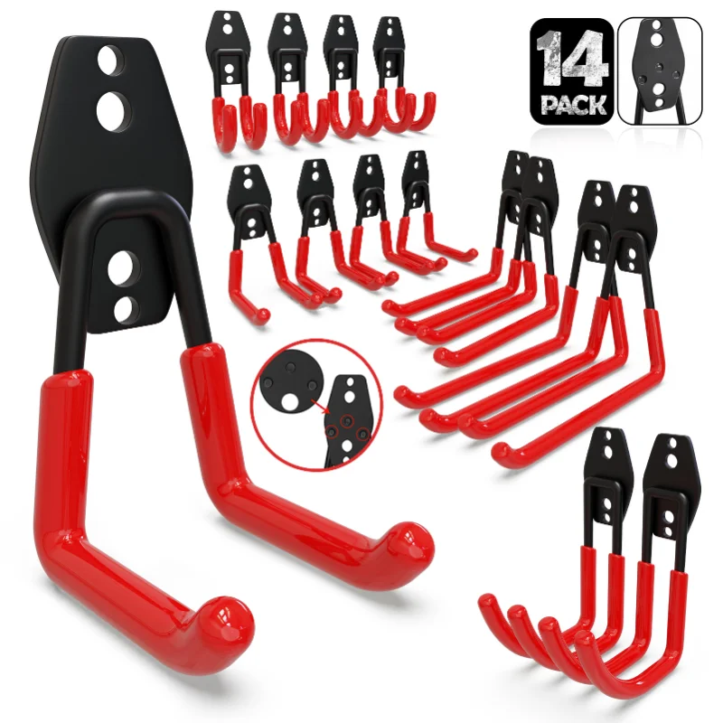 Hanger Hooks Wall Mount Anti-slip Storage Hook For Ladders Garden