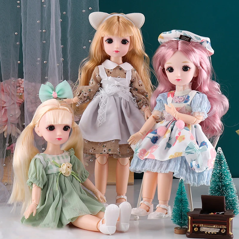 

Fashion 30cm Princess Doll ( Option B) or Clothes ( Option A) Accessorie 1/6 Bjd Doll Children's Birthday Gift Toys for Girls