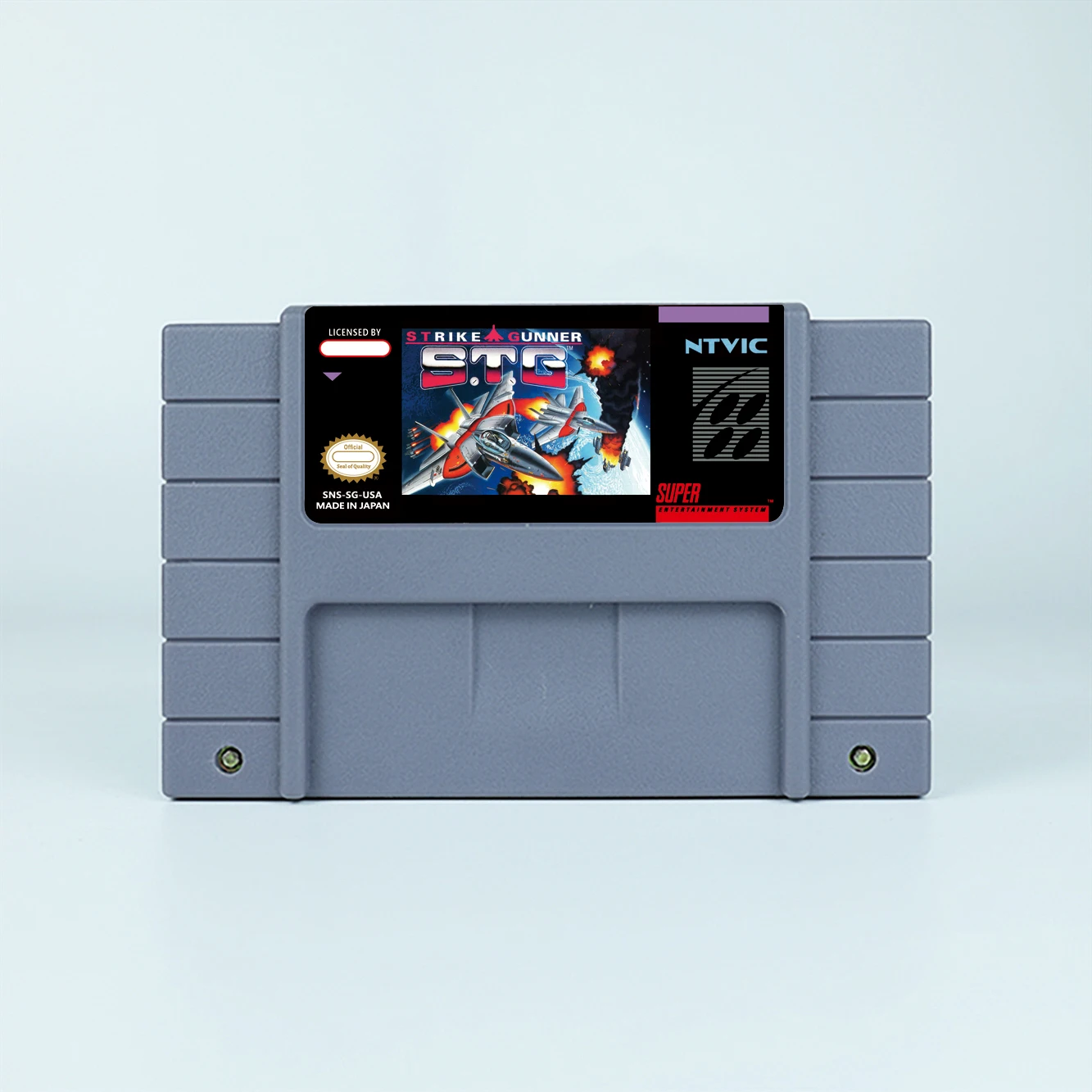 Фото Экшн-игра Strike Gunner S.T.G для 16-битной игровой карты SNES для США, версия NTSC, игровая консоль SNES для Nintendo №1
