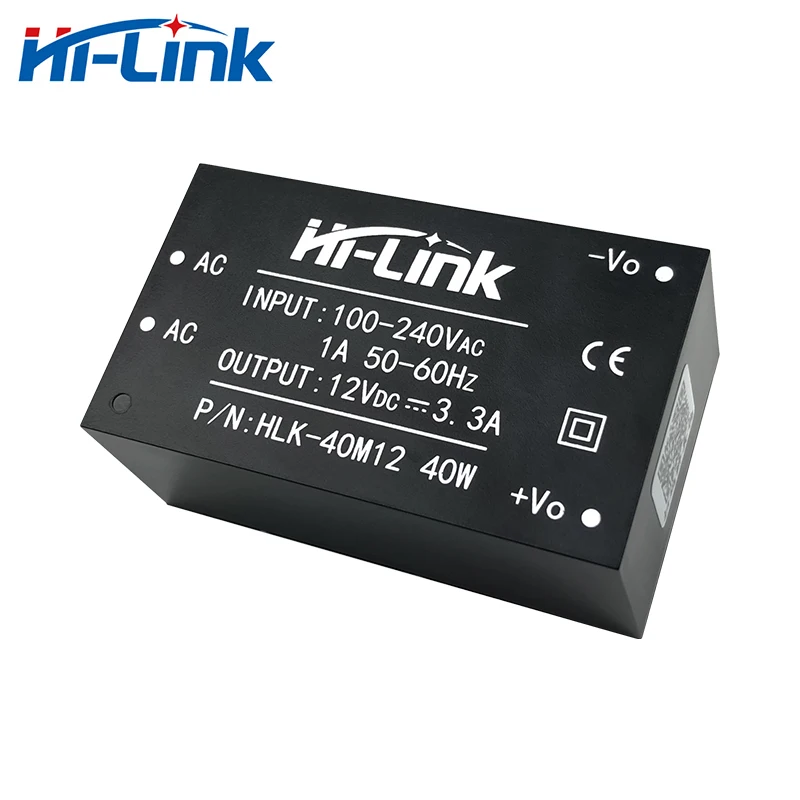 Hi-Link HLK-40M12 AC DC изолированный модуль питания 40 Вт 220 В до 12 А выход Бытовая