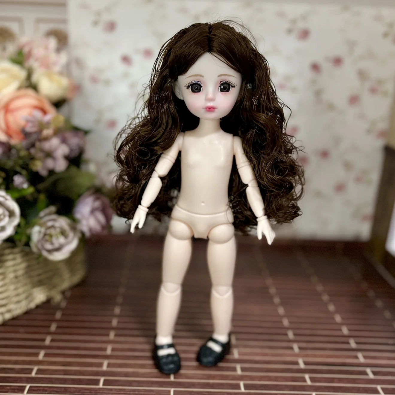 Кукла 6fen 30 см, с гладкой головой, механическим телом, BJD, аксессуары для кукол, оптом для девочек (art.: 3920dae35bcdf) - 3920dae35bcdf