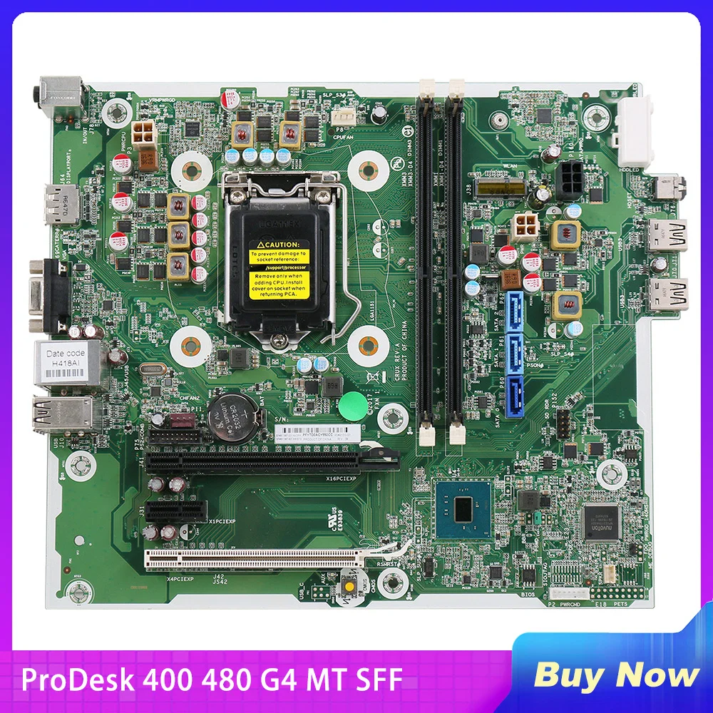 For HP ProDesk 400 480 G4 MT SFF Desktop Motherboard 911987-001 911987-601 901010-001 Perfect Test