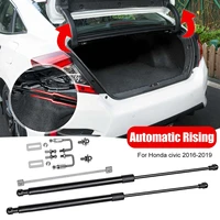 2pcs automatic rising car rear trunk door lifting support spring gas shock hydraulic rod strut bars for honda civic 2016 2020