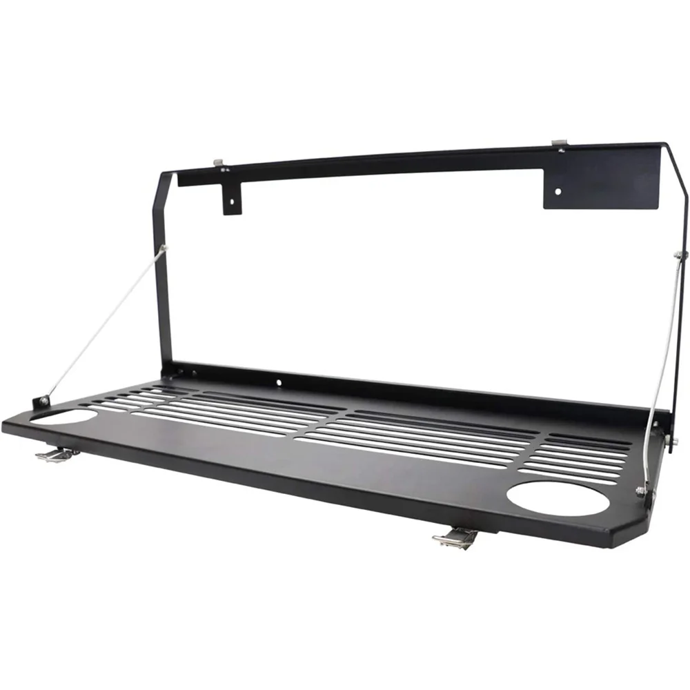 

Складной стол для багажника Jeep Wrangler 2018-2023 JL, гибкий стол для задней двери, Складная полка для хранения груза, задний багаж