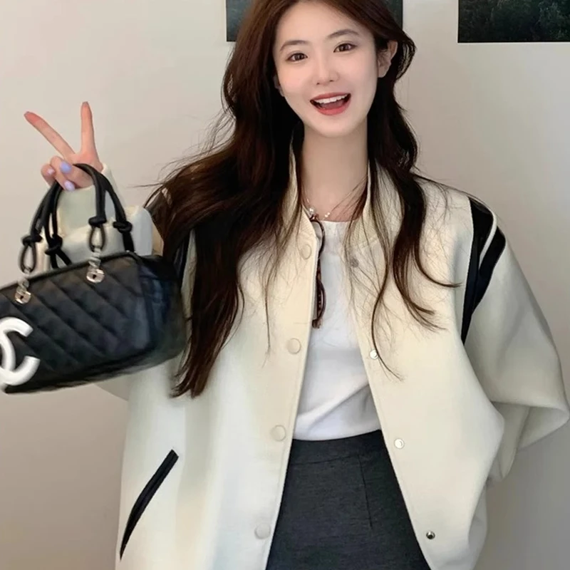 Бейсбольная форма женская американская винтажная повседневная универсальная