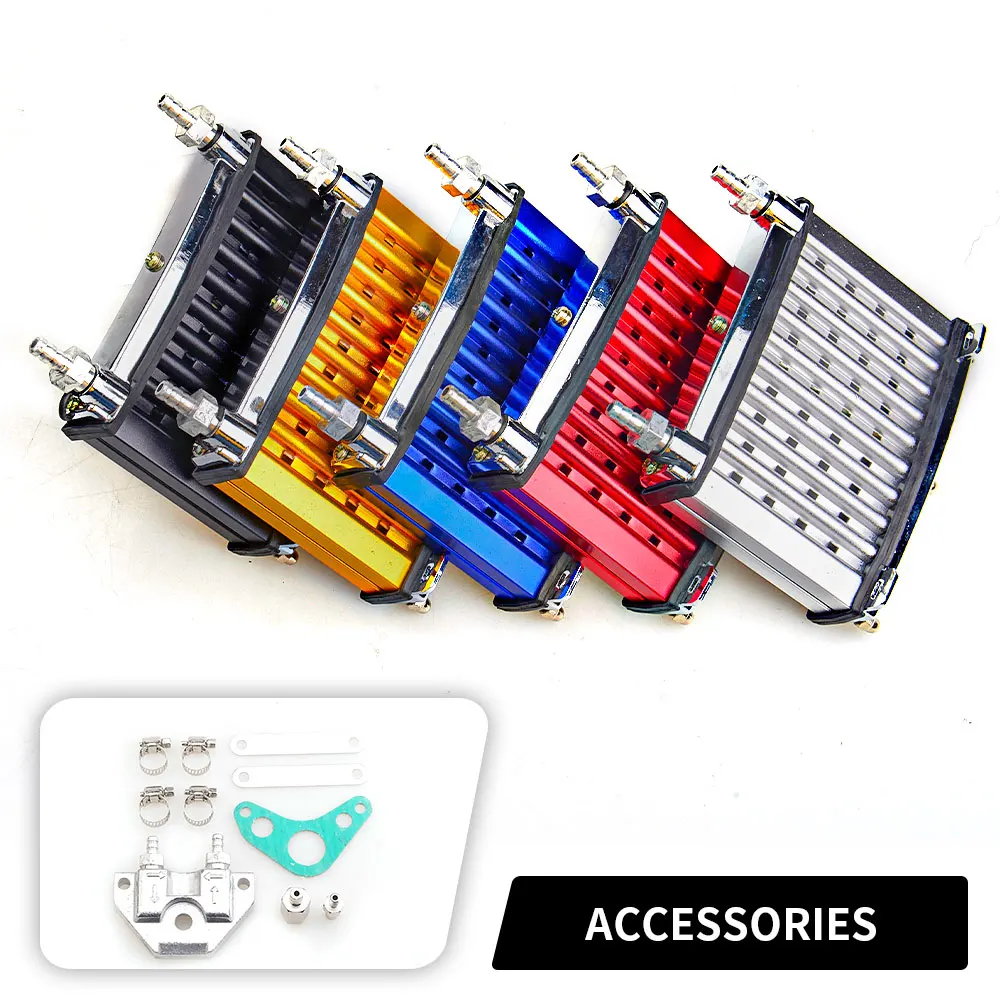 

Motorcycle Aluminium Engine Oil Cooler DIRT Pit Soil Bike Radiator Cooling ATV Quad 50/70/90/110/125/140/150cc