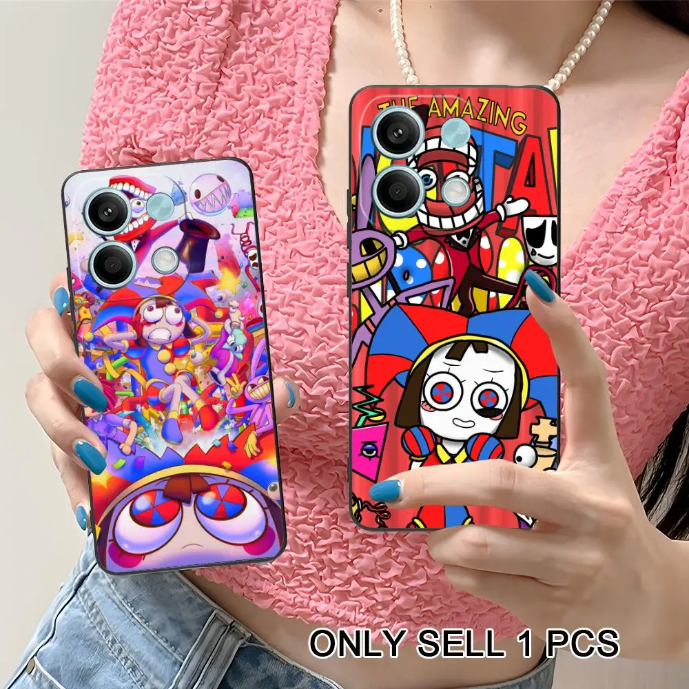 Фото Удивительный чехол для телефона с цирковым дизайном для Xiaomi Redmi Note 15 14 13 12 11 S Pro Plus 4G 5G, мягкий противоударный чехол из ТПУ №5