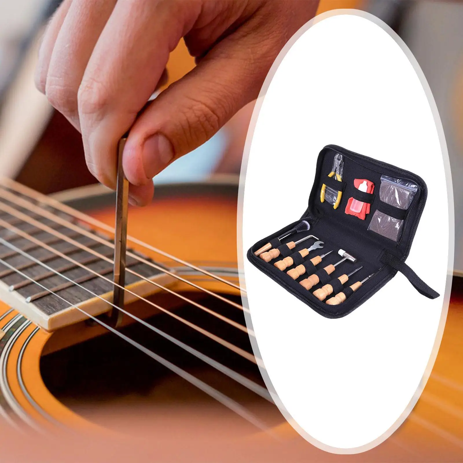 Набор инструментов для гитары аксессуары инструмент ремонта и ухода замены