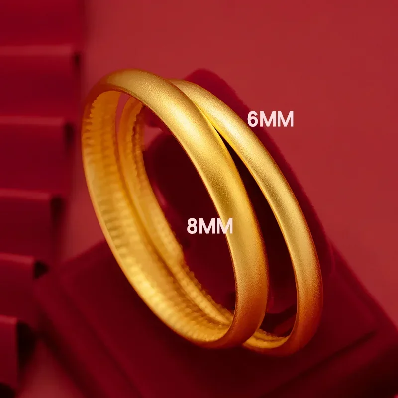 Браслет из настоящего золота 9999 24 карата наследия пескоструйное ремесло браслет