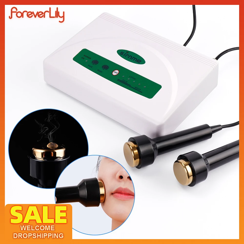 Foreverlily Ultrasonic Face Beauty Machine Wrinkle Removal Anti Aging Face Lifting Massager Body Slimming Loss Weight Massager