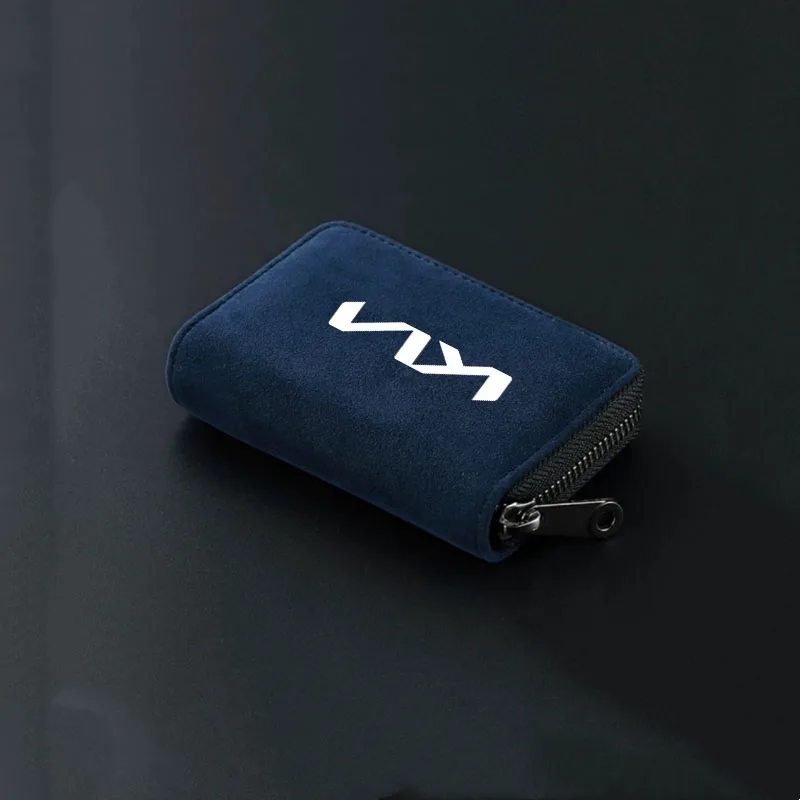 

Автомобильный держатель для визитных карточек, сумка на молнии для KIA GT LINE K2 Sportage Stinger Sorento Ceed Soul VENGA KX5 K3 K4 K5, аксессуары