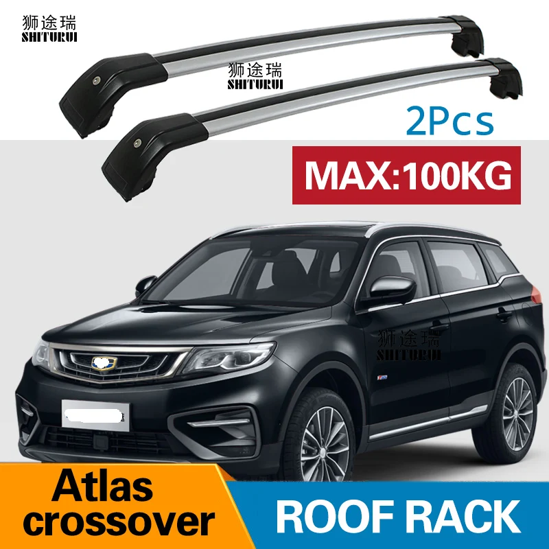 

Roof Bars for Geely BO YUE (MR6453) ATLAS EMGRAND X7 SPORT [2016-today] Aluminum Alloy Side Bars Cross Rails Roof Rack Luggage