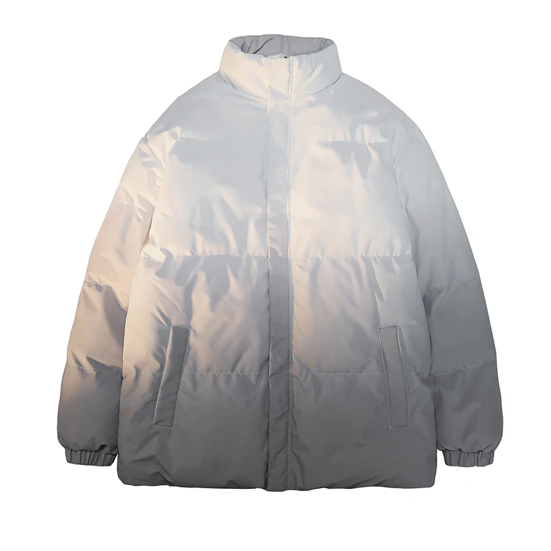 2025 Мужская повседневная куртка комбинированная простая свободная осенне-зимняя