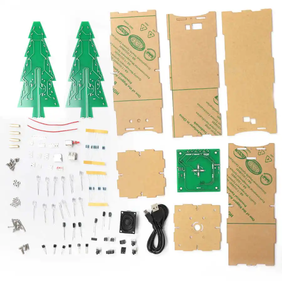 Рождественская елка электронный комплект цветная светодиодсветодиодный