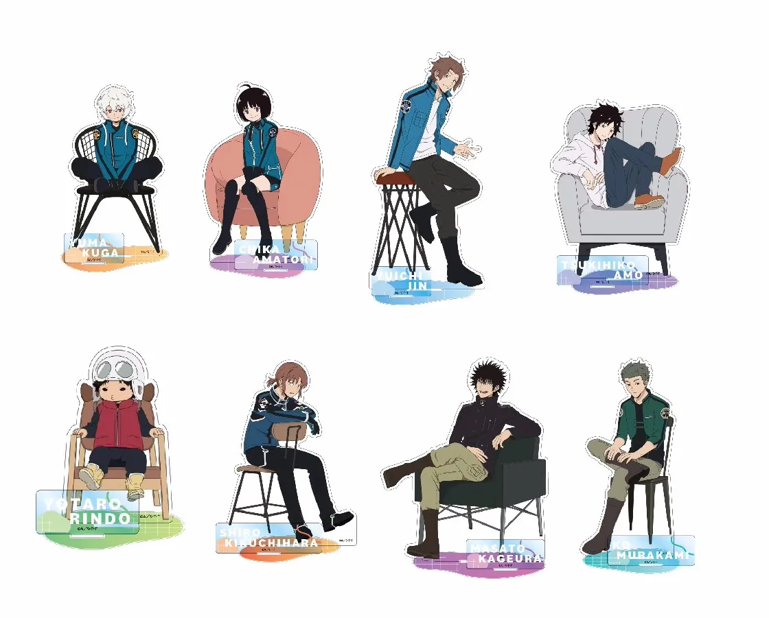 Аниме мир триггер Jin Yuichi Kuga Yuma акриловая фигурка стенд фигурка a5027 стенд модель