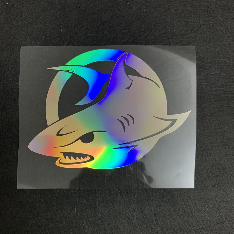 

Наклейка на автомобиль «Акула», водонепроницаемая Светоотражающая наклейка, декоративные наклейки на корпус, защита от царапин, модификация электрического мотоцикла