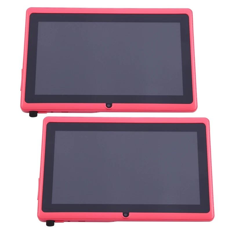 

2X 7 Inch Kids Tablet Android Quad Core Dual Camera WiFi Education Game Gift for Boys Girls,Pink