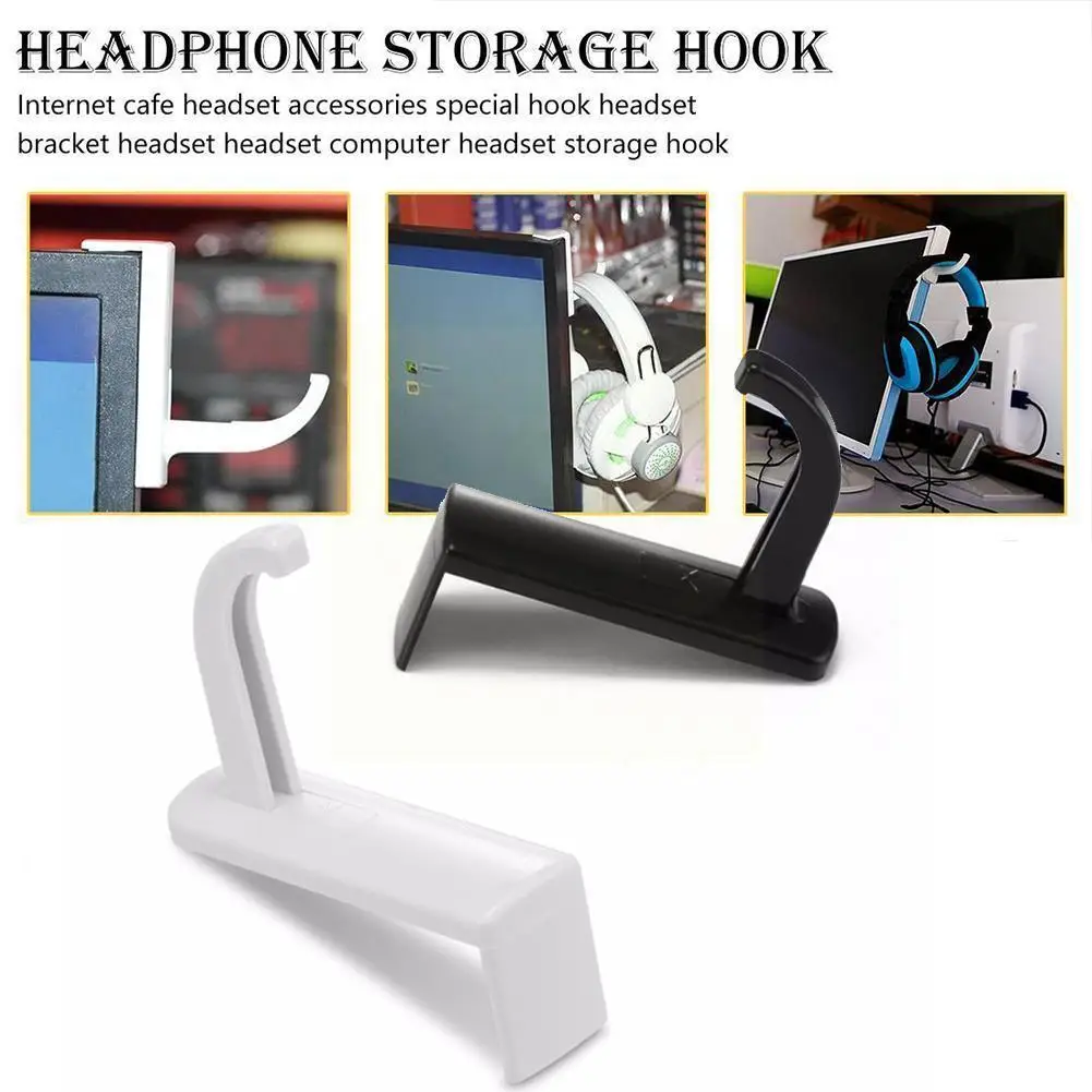 

Internet Cafe Dedicated Headphone Hook Monitor Headphone Headset Shelf Hook Wholesale Bracket Rack Display N7v5