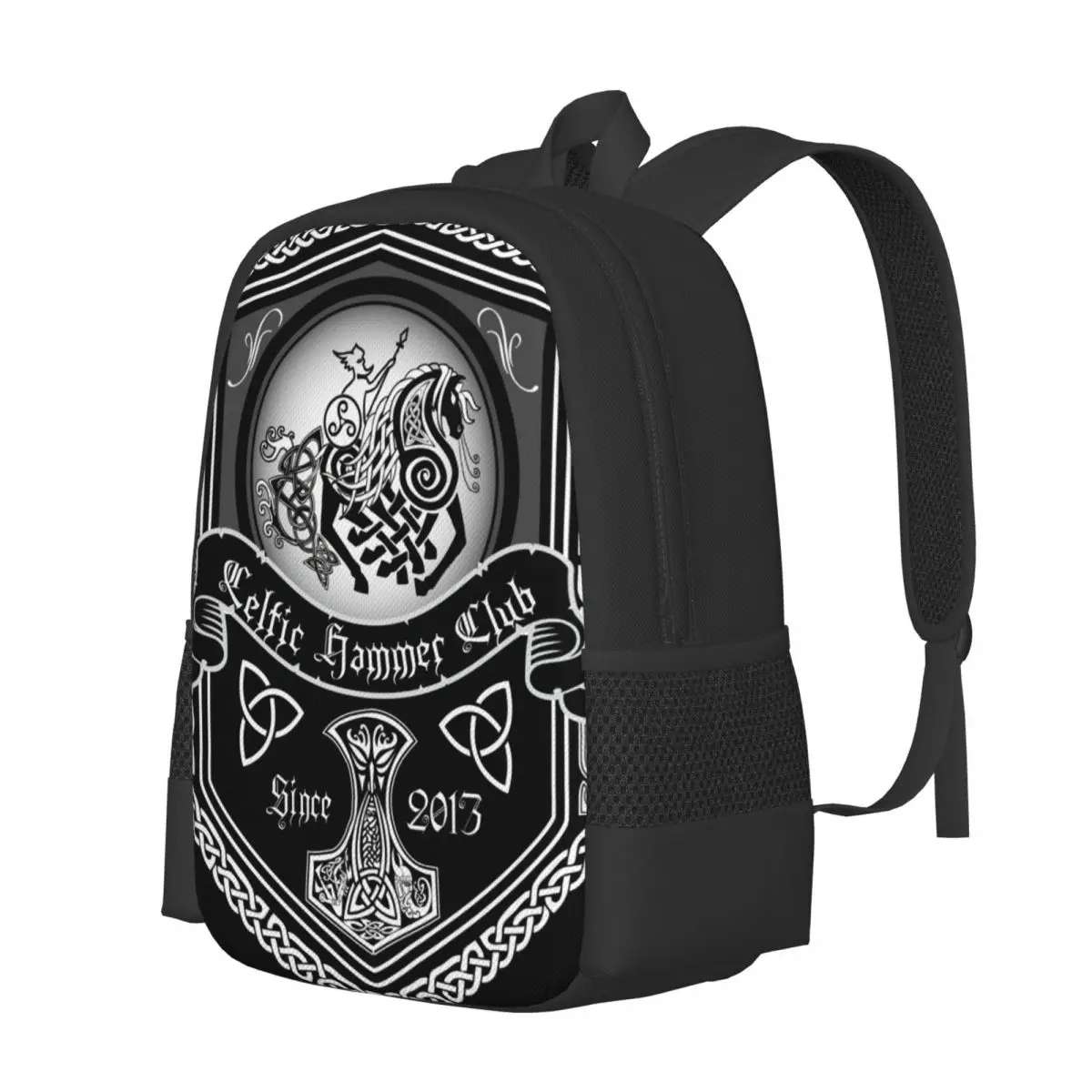 Odin Riding His Horse,Sleipnir Backpack for Girls Boys Travel RucksackBackpacks for Teenage school bag