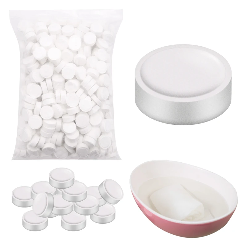 

500Pcs Magic Soft Cotton Disposable Compressed Towel Wipes Tablet Travel Tissue