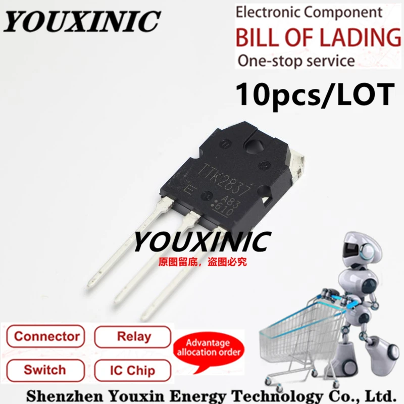 YOUXINIC 2016 + 100 новый импортный оригинальный TTK2837 2SK2837 K2837 TO-247 инвертор сварочные ремонтные детали 500 в 20 А