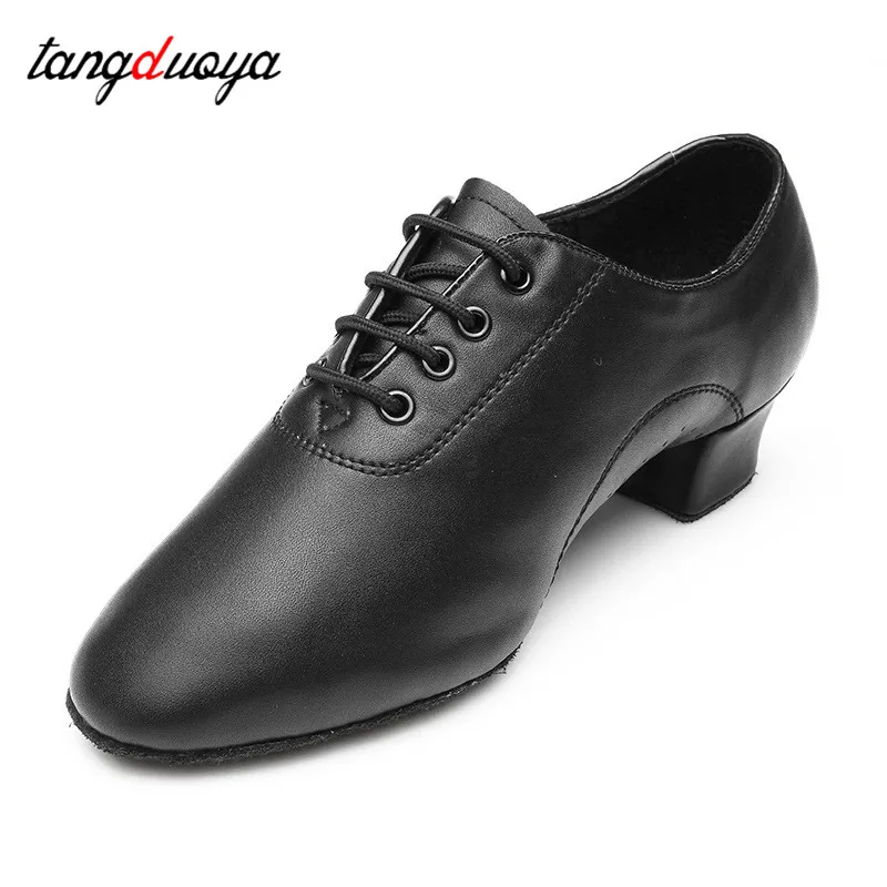 Professional latin dance shoes for men Matte patent leather oxford shoes dance men Tango Ballroom Jazz modern dance shoes male