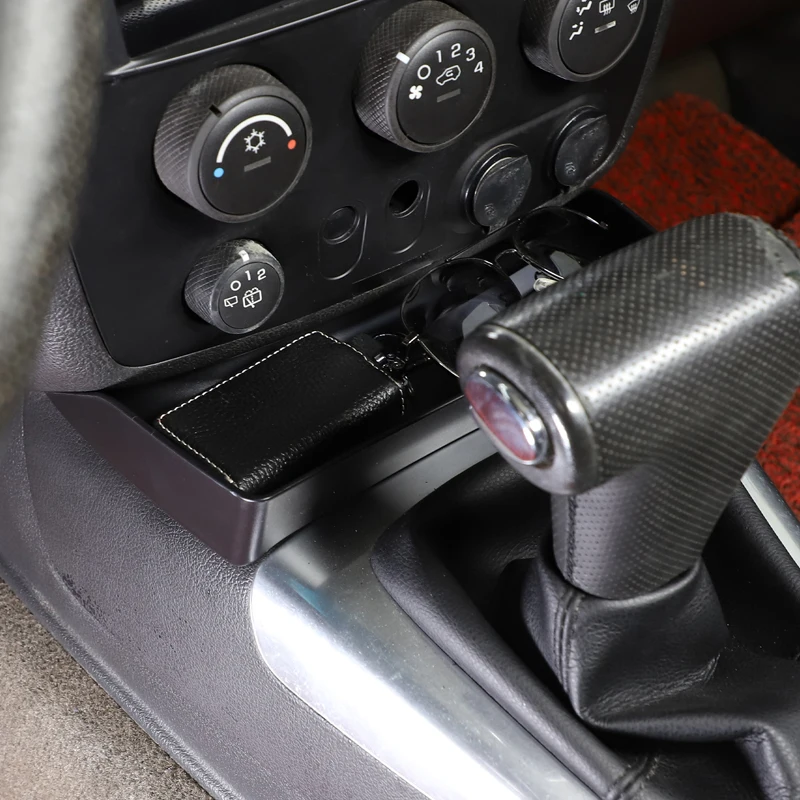 Фото Для Hummer H3 2005 2006 2007 Автомобильная фотомагнитная Многофункциональная подставка для телефона ABS Черные Аксессуары для хранения 1 шт. LHD №4