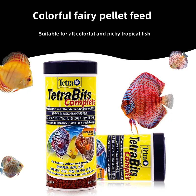 Tetra Bits полные гранулы Discus для Angelfish Guppy Discus корм для тропических рыб еда для рыб 300 мл