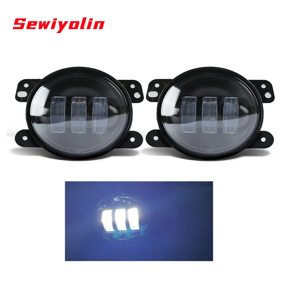 

Car Lamp Fog Led Assembly Off Road Work Light Front 4 Inch 30W Auto 12V 24V 6000K White IP 68