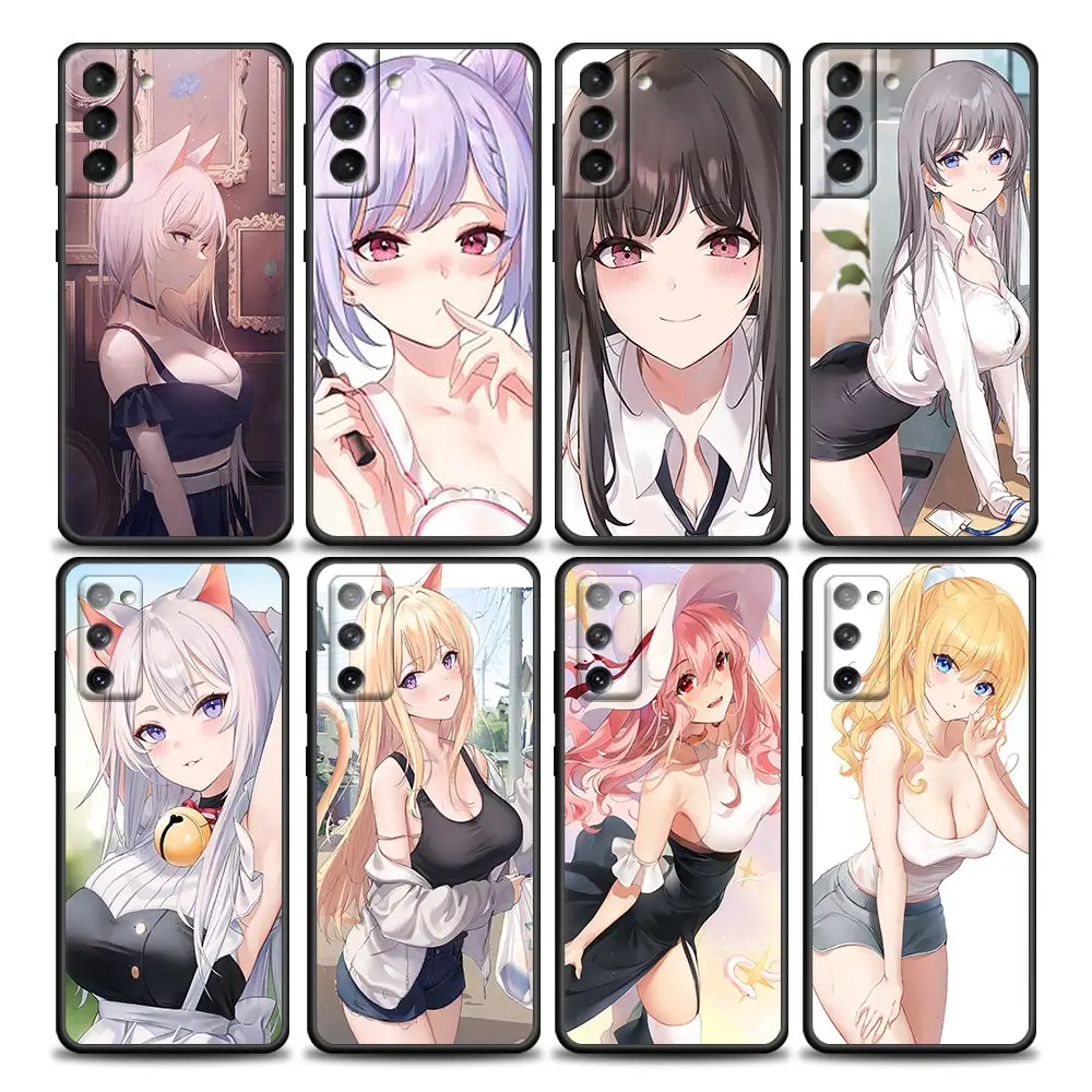 

Zerochan Anime-E Myo Phone Case for Samsung Galaxy S7 S8 S9 S10e S21 S20 Fe Plus Note 20 Ultra 5G Soft Silicone