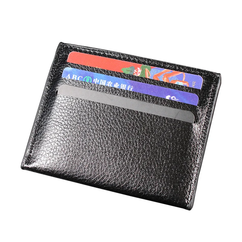 

New Ultra-thin Card Holder Mini Wallet Driver License Cover Fashion Women Lizard Pattern Multi Slot Bank Card Package Coin Purse
