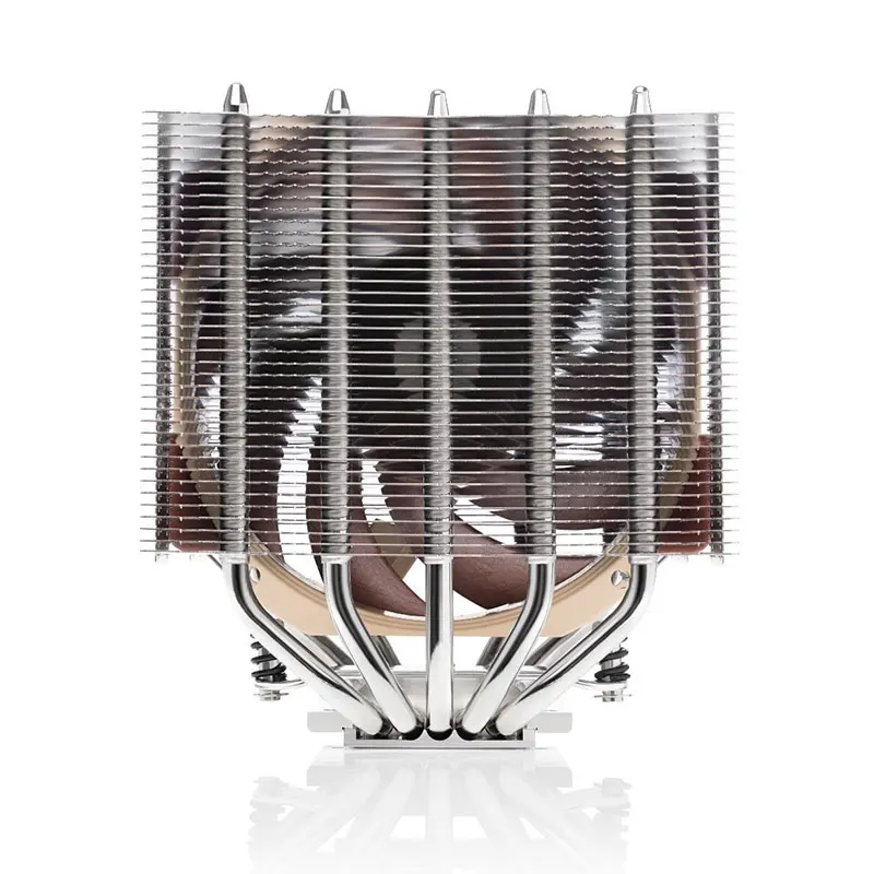 Фото Noctua NH-D12L Twin Towers 5 тепловых трубок Кулер для процессора с медным дном 4-контактный ШИМ Тихий охлаждающий вентилятор для LGA1700 115X 2011 AM4 AM5 №3