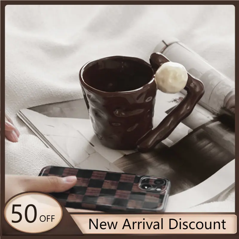 

Small Weird Mugs Water Cute Aesthetic Personalized Gift Mug Coffee Kawaii Ceramic Travel Funny Canecas Divertidas Drinkware