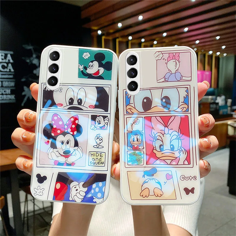

Чехол для телефона Disney с Микки и Минни для Samsung S21 Ultra S20 FE A72 A52