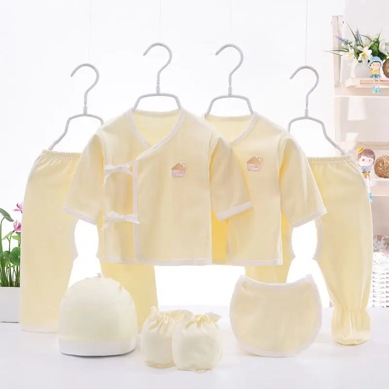 Spring Baby clothing newborn baby things baby clothes 0 to 12 months cotton underwear set of 7PCS baby just born baby clothes