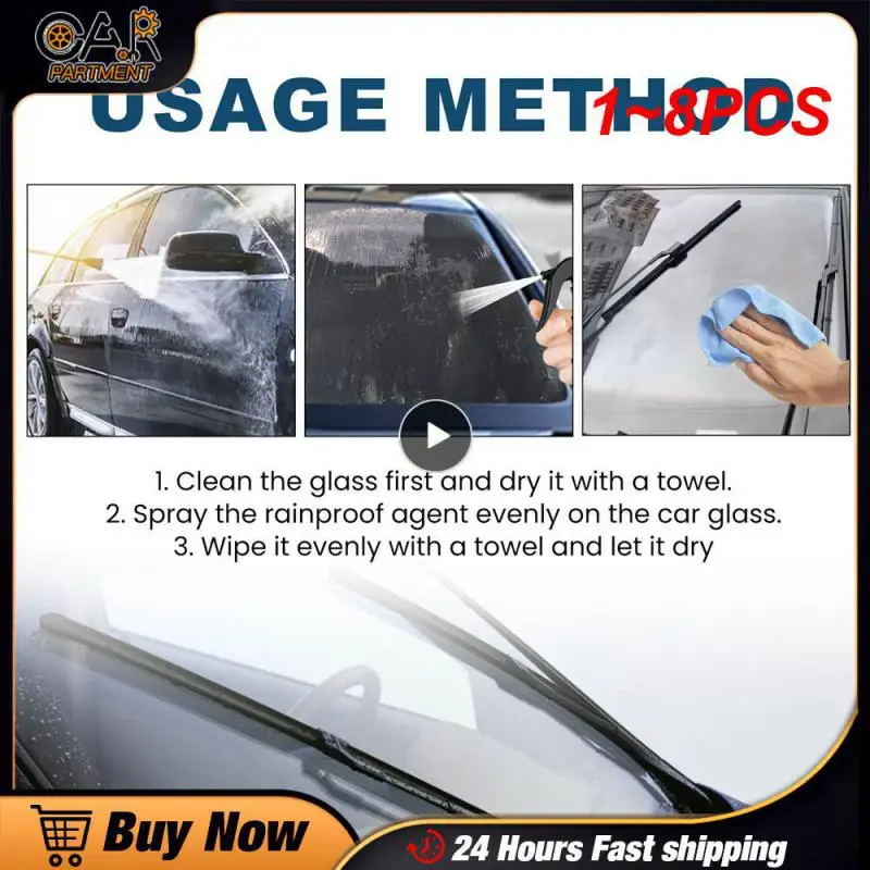 

1 ~ 8 шт. автомобильное стекло с защитой от дождя спрей пленка против дождя для автомобильного лобового стекла зеркало для окон