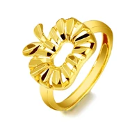 2019 new style vietnam sand gold rings personality apple open rings never fade