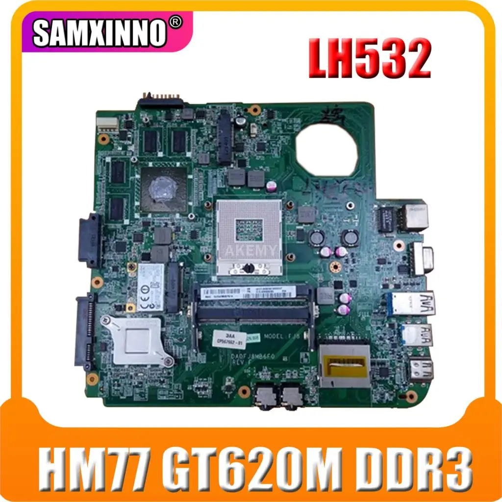 

For Fujitsu LH532 notebook motherboard DA0FJ8MB6F0 PGA989 HM77 GPU GT620M DDR3 100% test work
