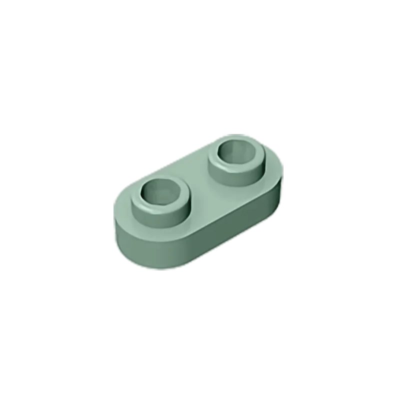 Фотопластина круглый 1x2 с двумя открытыми шпильками совместимый lego 35480 Детский