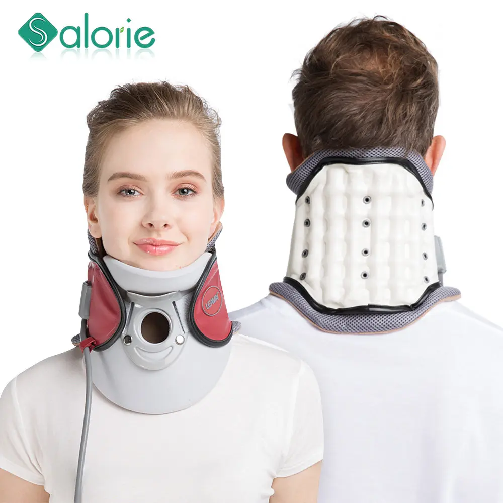 

Neck Stretcher Inflatable Air Neck Traction Apparatus Device Cervical Collar Tractor Decompression Chiropractic Medical Devices