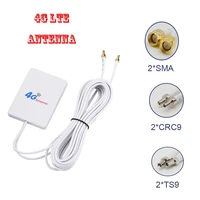jmt 4g lte antena 2 sma2 crc92 ts9 flat antenna connector compatible for 4g modem router adapter connector 2m cable