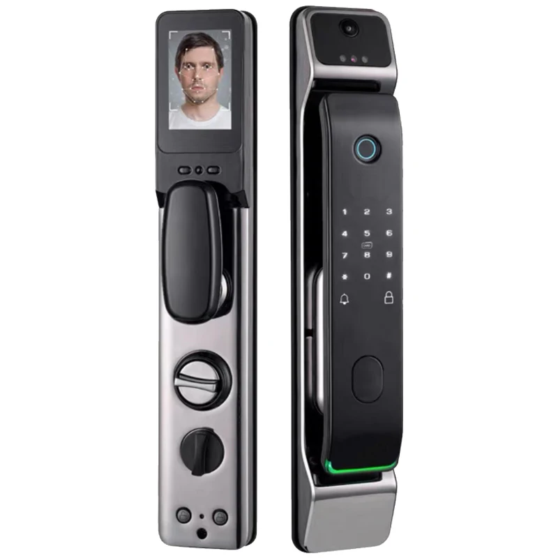 

Nassjo Smart Door Lock WiFi Tuya App Face Recognition Fingerprint Door Lock 3D Smart Home Security Intelligent Lock