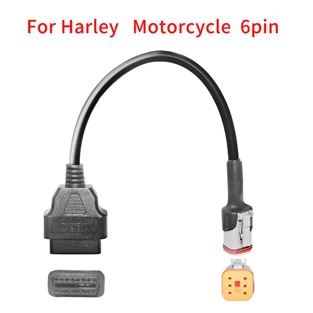 

Адаптер для диагностического сканера, 6 контактов на OBD2, для Мотоциклов Harley Davidson