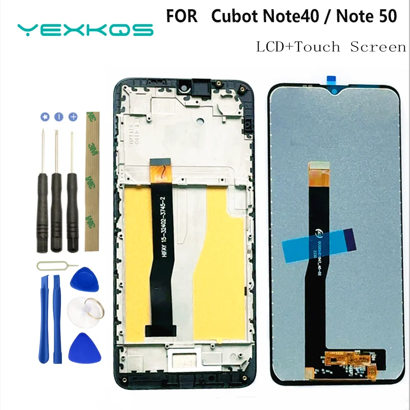 Оригинальный протестированный сенсорный ЖК-экран для Cubot Note 40 дигитайзер экран в