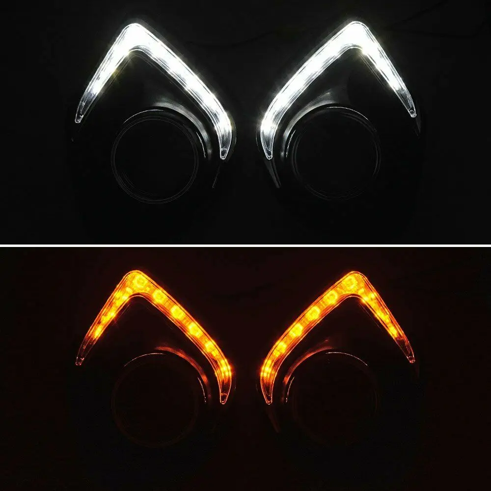 Автомобильные светодиодные дневные ходовые огни DRL s водонепроницаемые