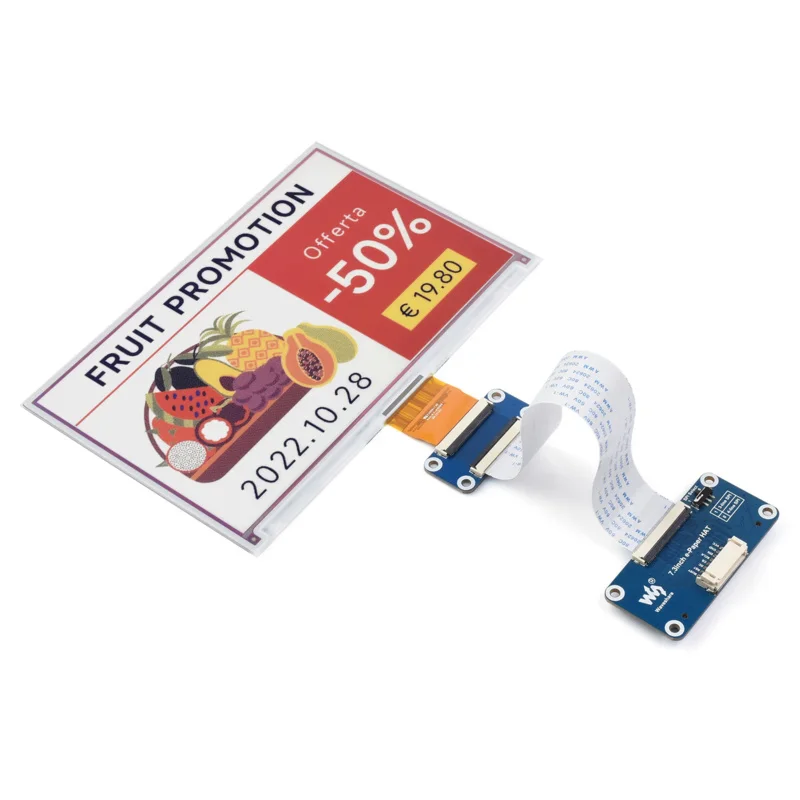 7 3 дюймовая 7-цветная Плата расширения электронной бумаги Электронная чернильная