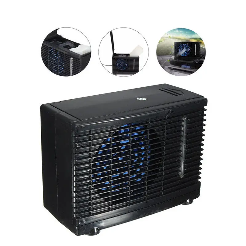 Car Fan 12V Car Air Conditioner Portable Electric Cooling Fan Water Air Cooler for Truck Van SUV Boat Home Car Cooling Coolers