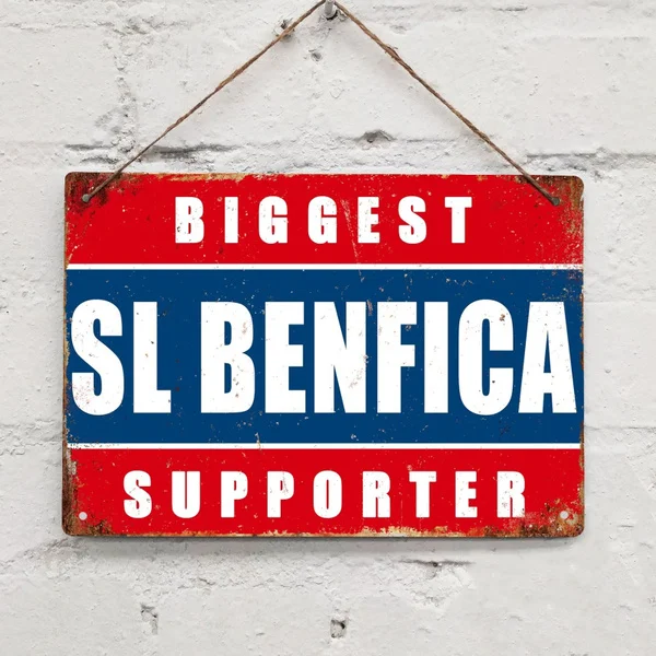 Sl Benfica самый большой держатель Sport Лиссабон и Бенфика металлический жестяной знак