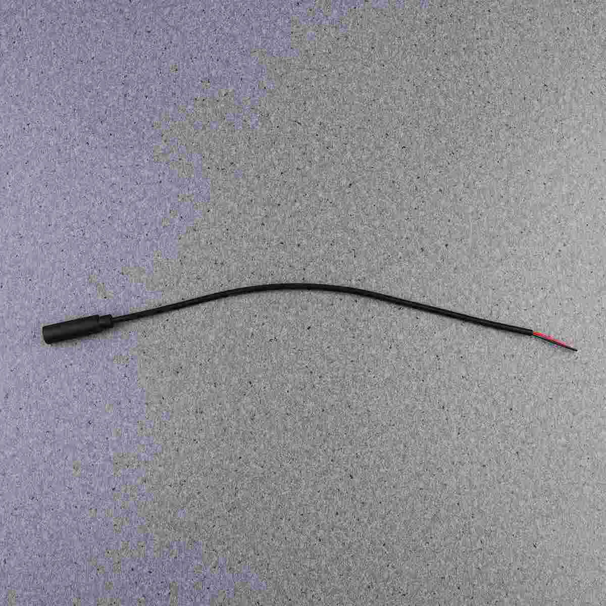 

10pcs 35mm Audio Cable Open End Female Plug to Bare Wire Mono Jack Connector Audio Cable for Headphone Microphone Speaker Black