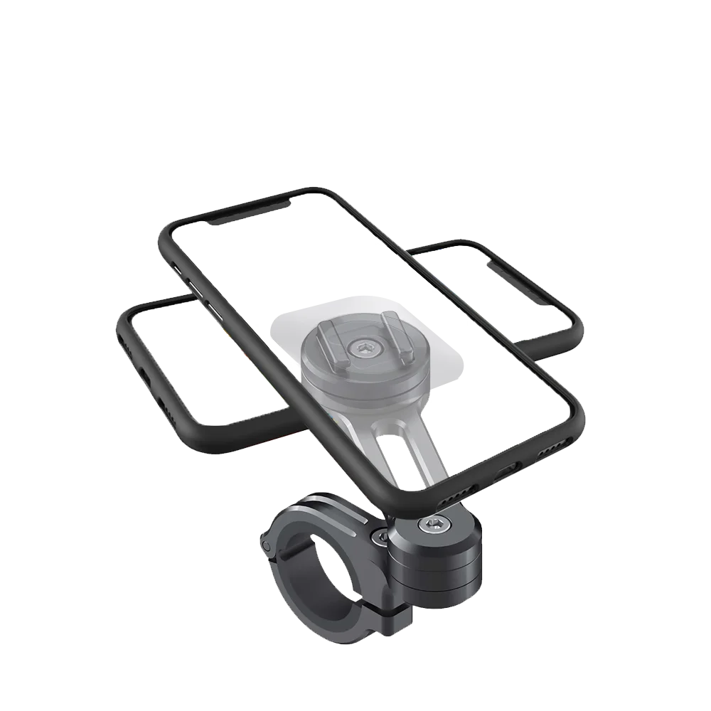 Kup Uchwyt Do Telefonu Rowerowego Moto Z Modułem Antywibracyjnym Clip-on Aluminiowy Uchwyt Smartphon Do Telefonu Komórkowego MTB Mountain Bike